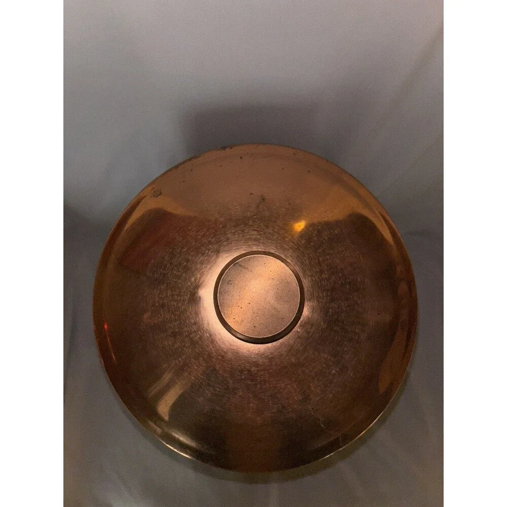 COPPERCRAFT GUILD- Vintage MCM Copper & Black Vinyl Ice Bucket 4.5 Qts.